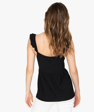 Blouse femme ample à bretelles volantées vue3 - GEMO(FEMME PAP) - GEMO