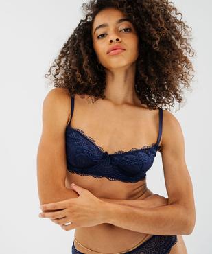 Soutien-gorge à armatures forme corbeille en dentelle vue5 - GEMO(HOMWR FEM) - GEMO