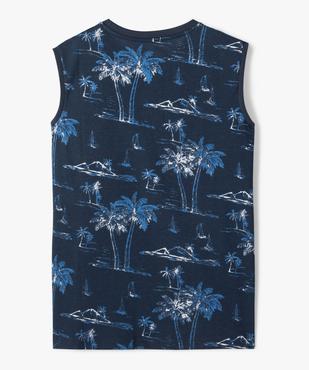 Débardeur garçon à motifs palmiers vue3 - GEMO (JUNIOR) - GEMO