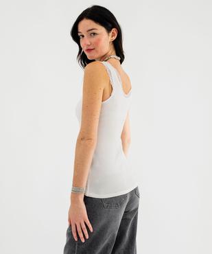 Débardeur en viscose double porté femme vue3 - GEMO 4G FEMME - GEMO