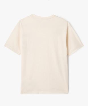 Tee-shirt graphique coupe droite garçon vue4 - GEMO (JUNIOR) - GEMO