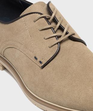 Derbies dessus suédine homme - Mario Baldano vue7 - MARIO BALDANO - GEMO