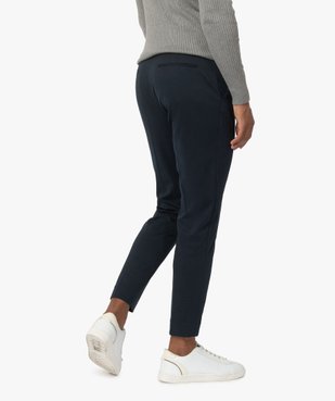 Pantalon homme en maille extensible vue3 - GEMO (HOMME) - GEMO