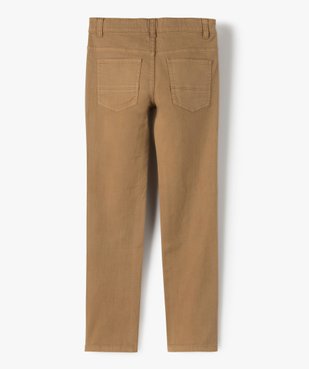 Pantalon garçon style jean slim 5 poches vue4 - GEMO (JUNIOR) - GEMO