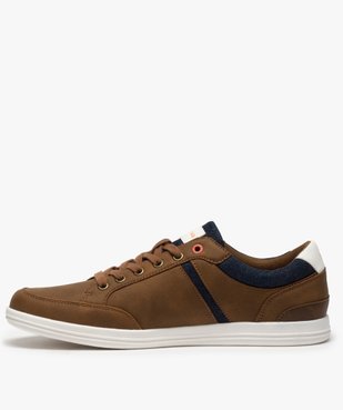 Tennis homme bi-matières à lacets - Redskins vue3 - REDSKINS - GEMO