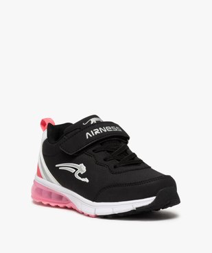 Baskets fille bicolores à scratch – Airness vue2 - AIRNESS - GEMO