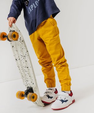 Pantalon jogger en toile garçon vue6 - GEMO (ENFANT) - GEMO