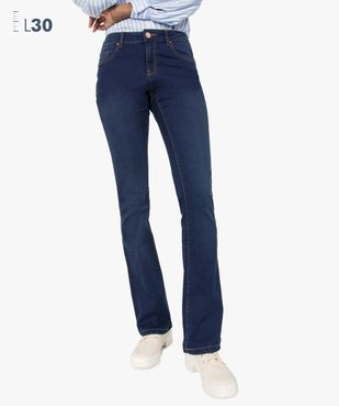 Jean femme coupe Bootcut – L30 vue1 - GEMO 4G FEMME - GEMO