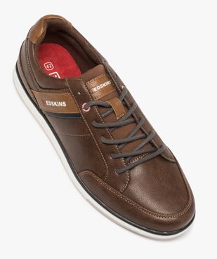 Tennis homme de ville aspect grainé - Redskins vue5 - REDSKINS - GEMO