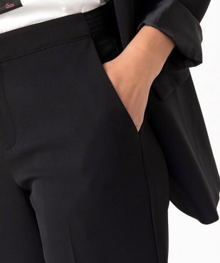 Pantalon de costume femme coupe droite vue2 - GEMO(FEMME PAP) - GEMO