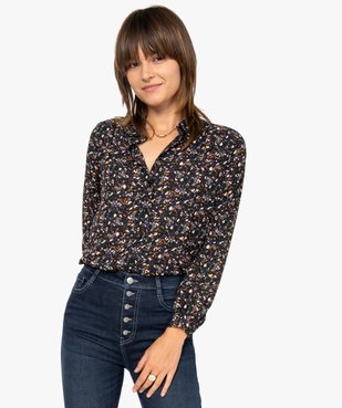 Chemise femme à motifs fleuris vue1 - GEMO(FEMME PAP) - GEMO