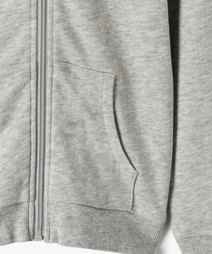 Sweat fille à capuche avec doublure contrastante vue3 - GEMO (ENFANT) - GEMO