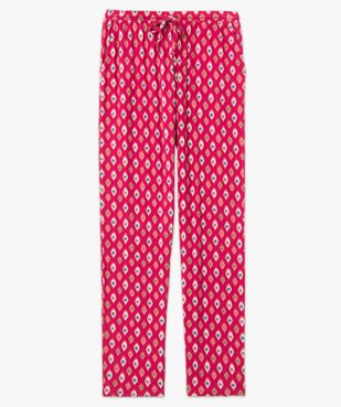 Pantalon de pyjama femme à motifs vue4 - GEMO(HOMWR FEM) - GEMO