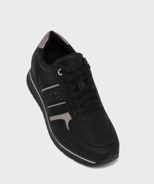 Baskets à lacets avec talon compensé femme - Valentina Baldano vue5 - VALENTINA BALDA - GEMO