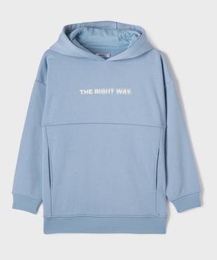 Sweat à capuche avec doublure chaude garçon vue1 - GEMO (JUNIOR) - GEMO