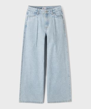 Jean Loose avec taille ajustable fille vue1 - GEMO (JUNIOR) - GEMO