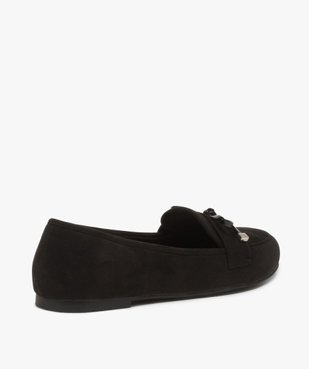Mocassins femme à talon plat et nœud sur le dessus vue4 - GEMO (CASUAL) - GEMO