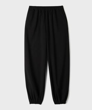 Pantalon sarouel en tissu souple et extensible fille vue1 - GEMO (JUNIOR) - GEMO