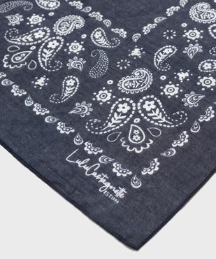 Foulard imprimé façon bandana femme - LuluCastagnette vue3 - LULU CASTAGNETT - GEMO