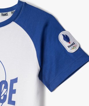 Tee-shirt manches courtes enfant - Équipe de France Olympique vue2 - EQUIPE DE FRANCE - GEMO