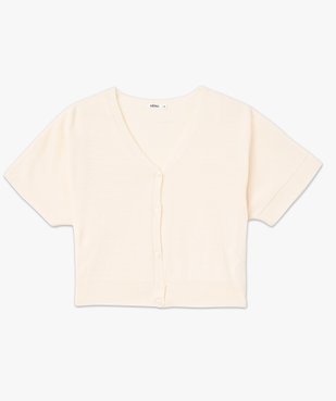 Gilet à manches courtes coupe large femme vue5 - GEMO(FEMME PAP) - GEMO