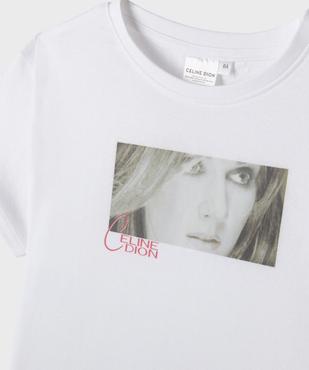 Tee-shirt col rond imprimé fille - Celine Dion vue2 - CELINE DION - GEMO