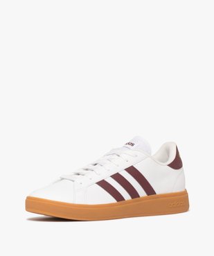 Baskets Grand Court Base style rétro homme - Adidas vue3 - ADIDAS - GEMO