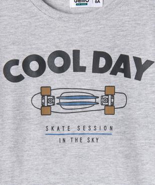 Pyjama 2 pièces en coton imprimé garçon vue2 - GEMO 4G GARCON - GEMO