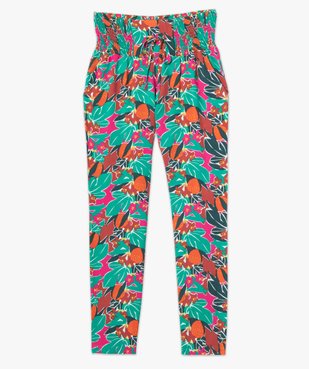 Pantalon de grossesse imprimé fluide à taille smockée vue4 - GEMO (MATER) - GEMO