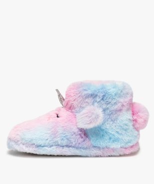 Chaussons fille boots en forme de licorne vue3 - Nikesneakers (ENFANT) - Nikesneakers