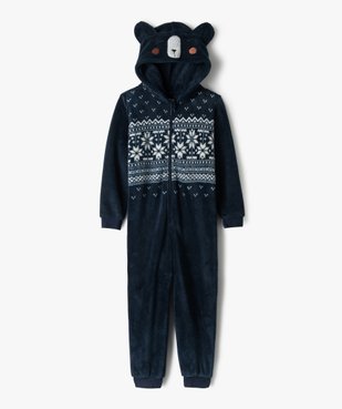 Combinaison pyjama garçon avec motif nounours vue1 - GEMO (ENFANT) - GEMO