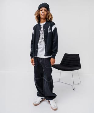 Jean cargo transformable coupe large garçon vue6 - GEMO (JUNIOR) - GEMO