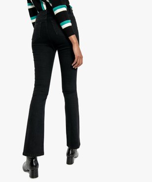 Jean femme extensible coupe Skinny flare vue3 - FOLLOW ME - GEMO