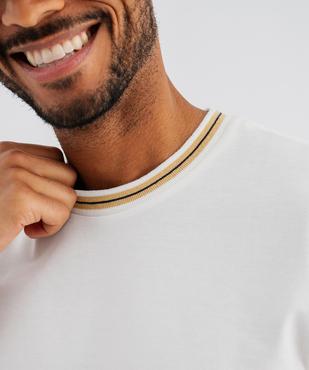 Tee-shirt col rond homme vue2 - GEMO 4G HOMME - GEMO
