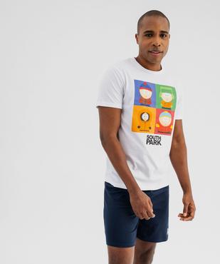 Pyjashort en coton imprimé homme - South Park vue1 - SOUTH PARK - GEMO