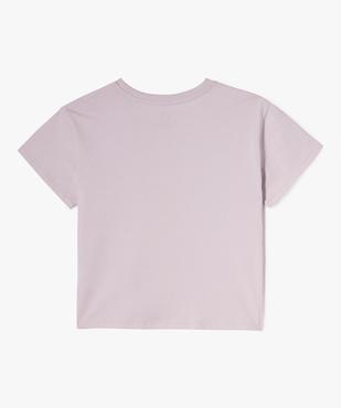 Tee-shirt manches courtes avec motif XXL fille - Camps United vue3 - CAMPS GEMO FOR GOOD - GEMO