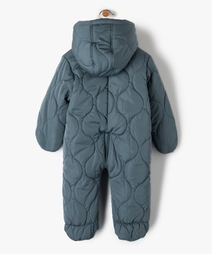 Combinaison pilote bébé matelassée avec moufles - LuluCastagnette vue4 - LULUCASTAGNETTE - GEMO