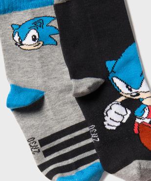 Chaussettes hautes imprimées garçon (lot de 5) - Sonic vue3 - SONIC - GEMO