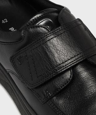 Mocassins homme confort en cuir et à scratch - Pierre Cardin Diffusion vue13 - PIERRE CARDIN CONFORT - GEMO