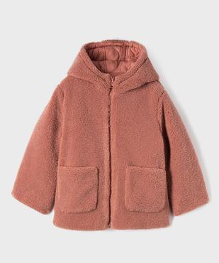 Manteau à capuche réversible fille vue5 - GEMO (ENFANT) - GEMO