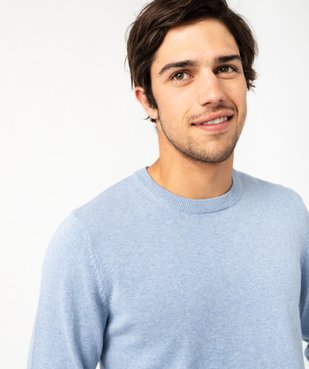 Pull à col rond en coton homme vue2 - GEMO (HOMME) - GEMO