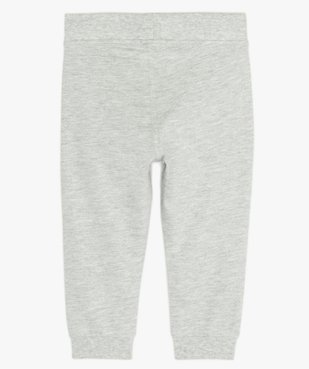 Pantalon de jogging bébé uni vue2 - GEMO C4G BEBE - GEMO