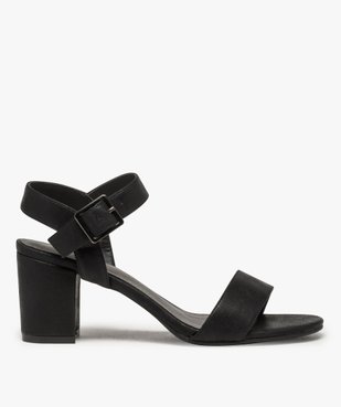 Sandales femme à talon et larges brides vue3 - VALENTINA BALDA - GEMO
