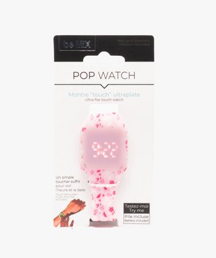 Montre enfant Touch ultra plate Pop Watch - be Mix vue1 - GEMO (ENFANT) - GEMO