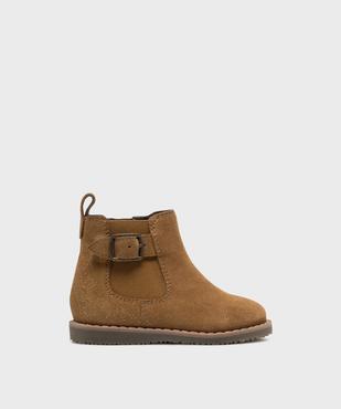 Boots dessus cuir avec élastique bébé fille - NA! vue1 - NA! - GEMO
