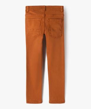 Pantalon chino slim 5 poches garçon vue3 - GEMO (ENFANT) - GEMO