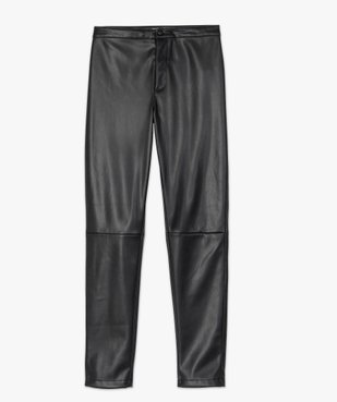 Pantalon femme en matière synthétique coupe slim vue4 - GEMO(FEMME PAP) - GEMO