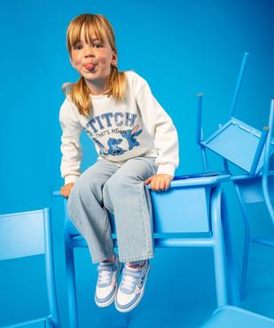 Sweat en molleton imprimé fille - Stitch vue1 - LILO & STITCH - GEMO