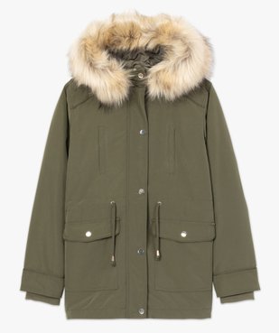 Parka femme matelassée avec capuche à bords amovibles vue4 - Nikesneakers(FEMME PAP) - Nikesneakers