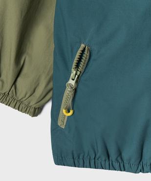 Blouson à capuche imperméable à zip magnétique garçon vue4 - GEMO 4G GARCON - GEMO